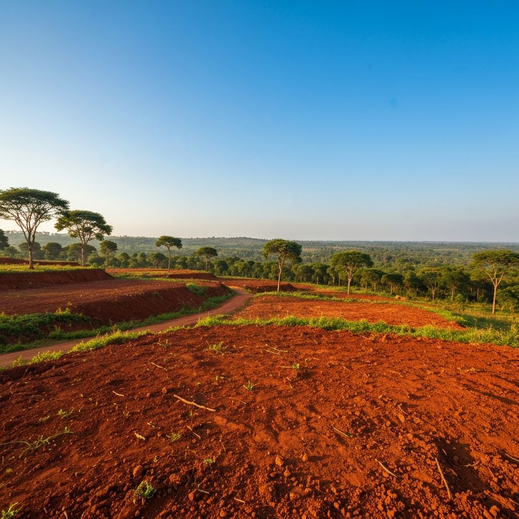 Kenyan land development site