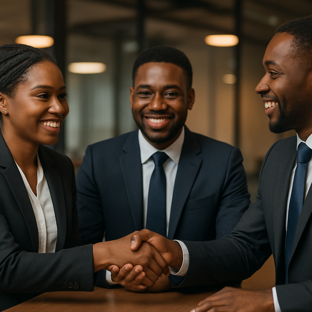 Swans Bridge Developers African business team